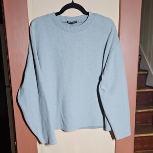 Zara Gray Crewneck Sweater